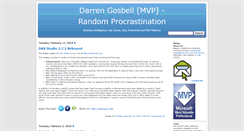 Desktop Screenshot of darren.gosbell.com